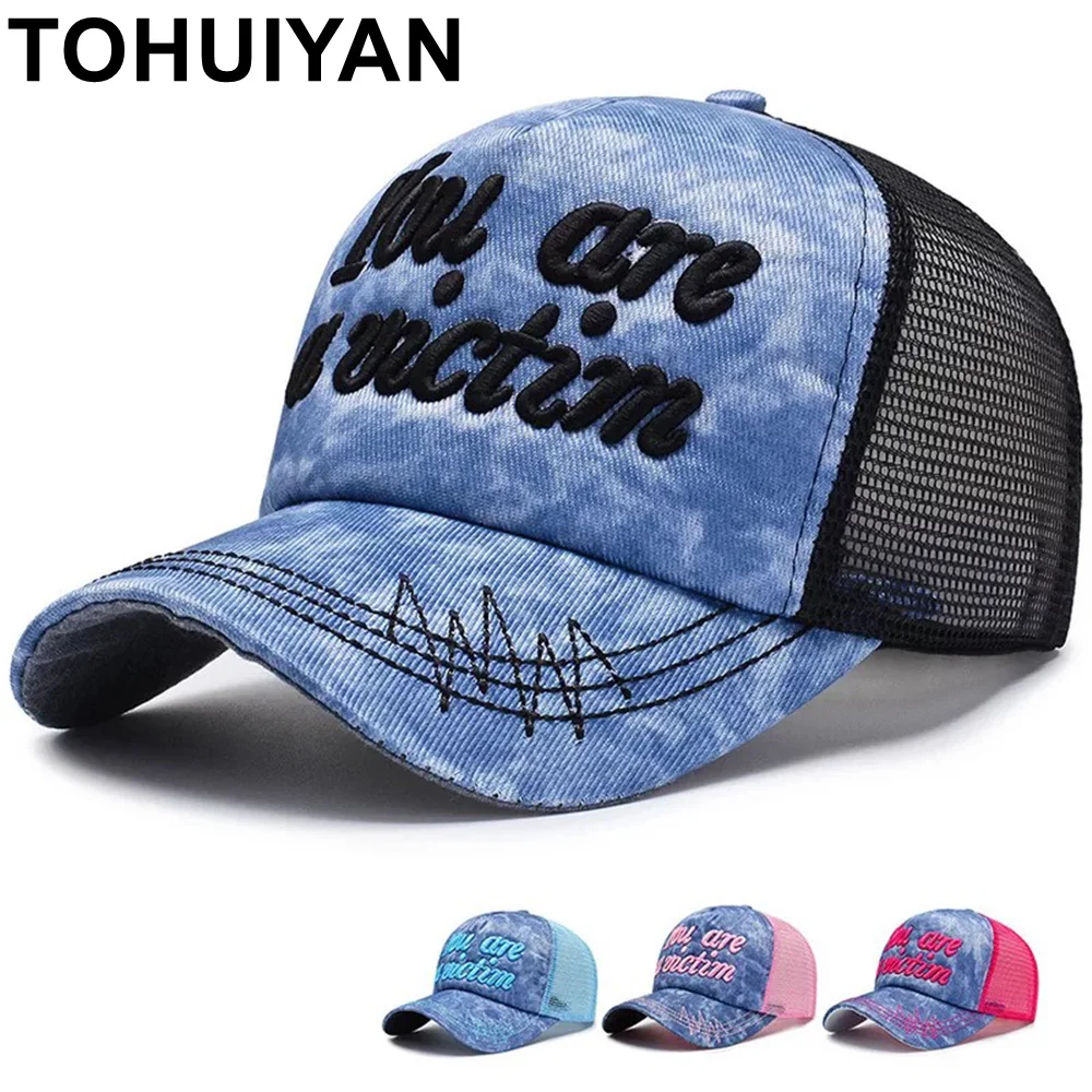 TOHUIYAN Hot Fashion Letters Trucker Caps Men Hip Hop Baseball Hat Women Mesh Sun Cap Young Adult Casquette Gorras Snapback Hats
TOHUIYAN Hot Fashion Letters Trucker Caps Men Hip Hop Baseball Hat Women Mesh Sun Cap Young Adult Casquette Gorras Snapback Hats