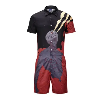 Men's Sets Spit Fire Skull Men Rompers 3D Jumpsuits Playsuits Harajuku Harem Cargo Overalls One Piece Jumpsuit Hawaiian Shirts
Men's Sets Spit Fire Skull Men Rompers 3D Jumpsuits Playsuits Harajuku Harem Cargo Overalls One Piece Jumpsuit Hawaiian Shirts