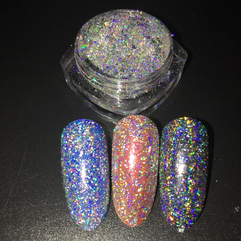 Hot sale! 1g/5g/10g GALAXY Holographic Flakes Bling Chrome Nail Flake Magic Effect Chameleon Flakes Galaxy Hologram for Nail Art
Hot sale! 1g/5g/10g GALAXY Holographic Flakes Bling Chrome Nail Flake Magic Effect Chameleon Flakes Galaxy Hologram for Nail Art