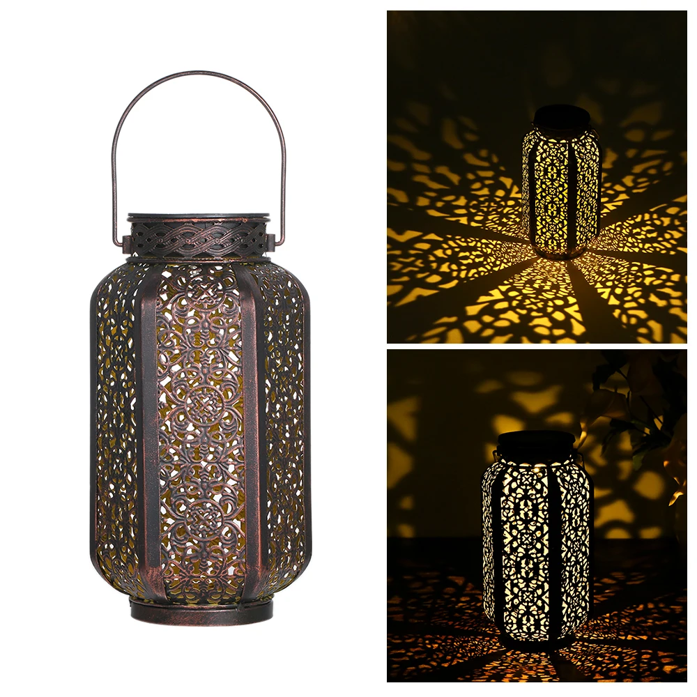 Outdoor Camping Lighting Solar Powered LEDs Outdoor Light Pumpkin-Shaped Hollow-out Design Hanging Landscape Decoration Lamp
Outdoor Camping Lighting Solar Powered LEDs Outdoor Light Pumpkin-Shaped Hollow-out Design Hanging Landscape Decoration Lamp