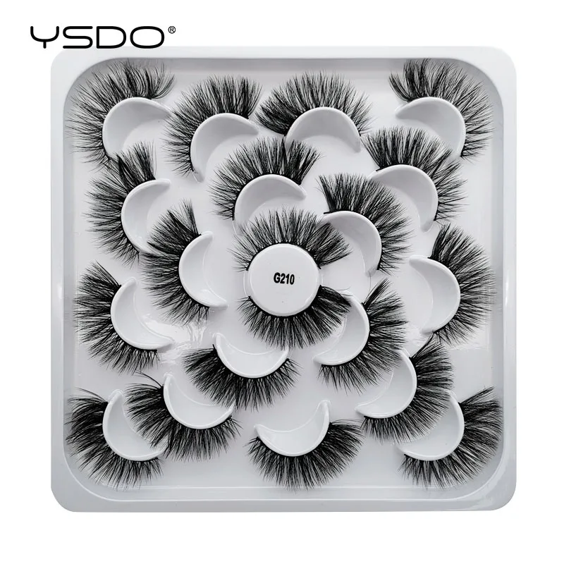 YSDO 10 pairs eyelashes thick mink eyelashes makeup 3d mink lashes natural false eyelashes lashes extensions maquiagem cilios
YSDO 10 pairs eyelashes thick mink eyelashes makeup 3d mink lashes natural false eyelashes lashes extensions maquiagem cilios