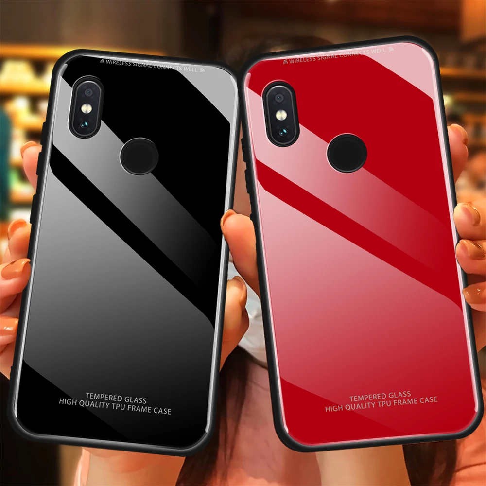 Solid Tempered Glass Case For Xiaomi Redmi Note 7 6 Pro 7 7A Luxury Mirror Silicone Edge Cover Case For Xiaomi Redmi Note 7 Bag
Solid Tempered Glass Case For Xiaomi Redmi Note 7 6 Pro 7 7A Luxury Mirror Silicone Edge Cover Case For Xiaomi Redmi Note 7 Bag