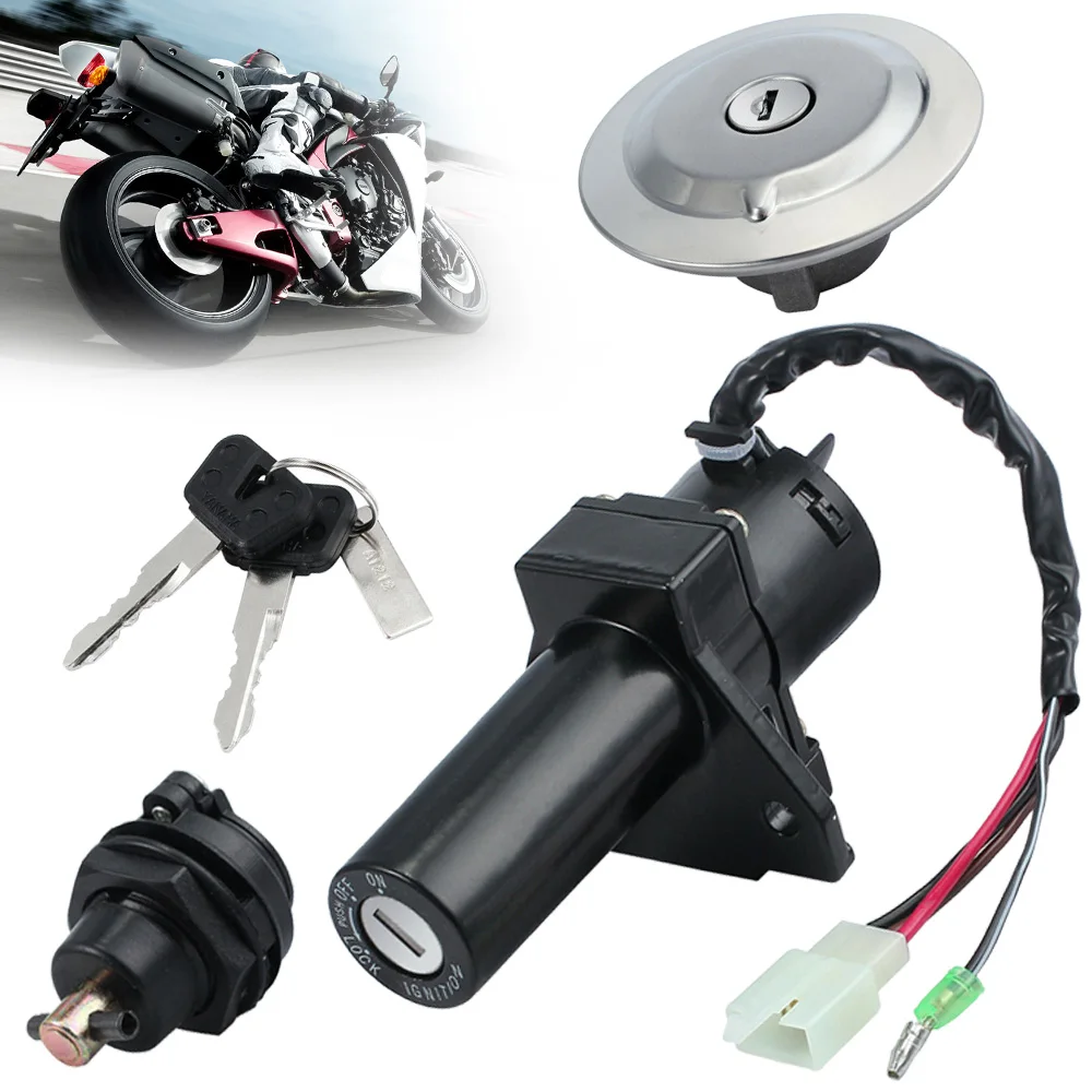 For Yamaha 1SET Moto Ignition Switch Seat Lock Gas Fuel Cap Keys 3 pins Support YBR125 YBR 125 2005-2014
For Yamaha 1SET Moto Ignition Switch Seat Lock Gas Fuel Cap Keys 3 pins Support YBR125 YBR 125 2005-2014