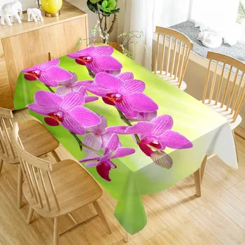 Oxford Print Flowers Orchid Table Cloth Waterproof Oilproof Home Rectangular Party Table Cover 100X140cm/140X250cm
Oxford Print Flowers Orchid Table Cloth Waterproof Oilproof Home Rectangular Party Table Cover 100X140cm/140X250cm