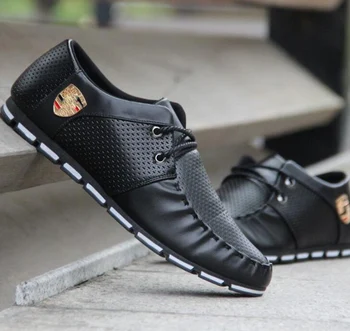 Spring New Korean Version The Men's Peas Shoes Sets Feet Breathable Leather Shoes Casual Lace Shoes Driving Shoes White Black
Spring New Korean Version The Men's Peas Shoes Sets Feet Breathable Leather Shoes Casual Lace Shoes Driving Shoes White Black