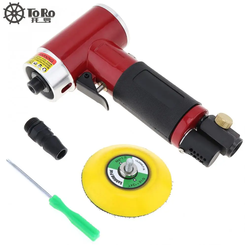 TORO-943A 3 Inch Straight-heart Type High-speed Pneumatic Sanding Machine Polishing / Grinding with Push Switch and Sanding Pad
TORO-943A 3 Inch Straight-heart Type High-speed Pneumatic Sanding Machine Polishing / Grinding with Push Switch and Sanding Pad