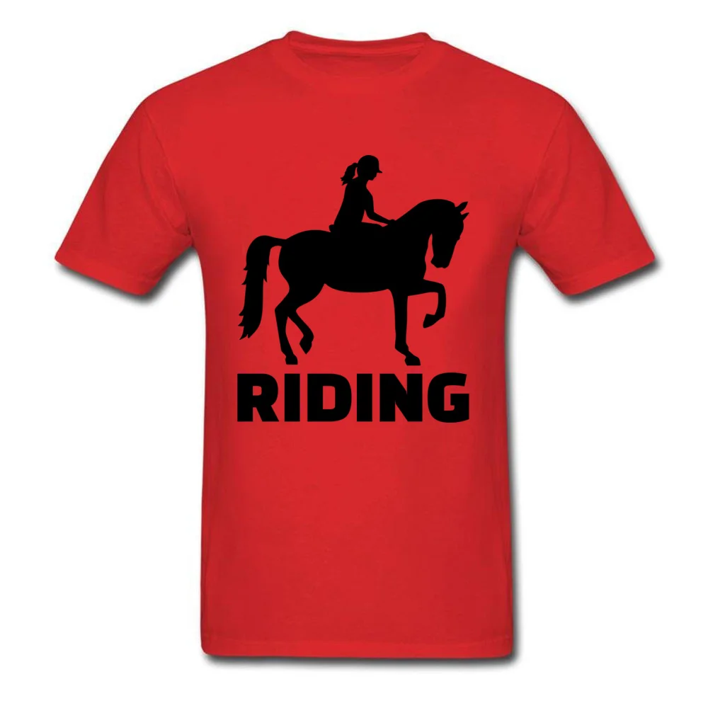 Horse riding_red