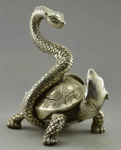 zhaorui488552++Collectible Decorate Old Handwork Tibet Silver Snake Tortoise Exorcism Statue
zhaorui488552++Collectible Decorate Old Handwork Tibet Silver Snake Tortoise Exorcism Statue