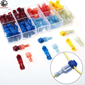 T-Tap Electrical Wire Connectors Terminals Tap in Crimp Quick Splice Self-Stripping Nylon Fully Insulated Male Quick Disconnects
T-Tap Electrical Wire Connectors Terminals Tap in Crimp Quick Splice Self-Stripping Nylon Fully Insulated Male Quick Disconnects