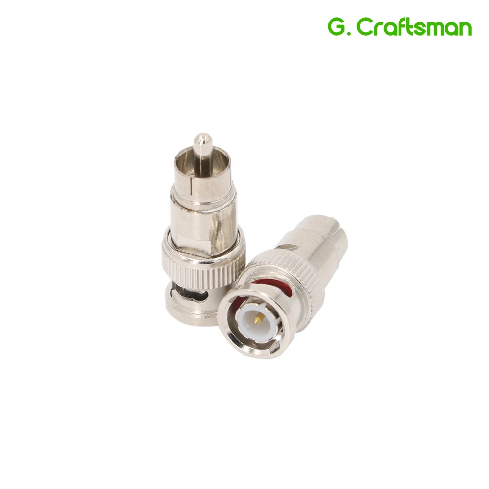 BNC Male to RCA Male Coax Connector Adapter Cable Coupler for CCTV Camera System Accessories RG59 B07 G.Craftsman
BNC Male to RCA Male Coax Connector Adapter Cable Coupler for CCTV Camera System Accessories RG59 B07 G.Craftsman