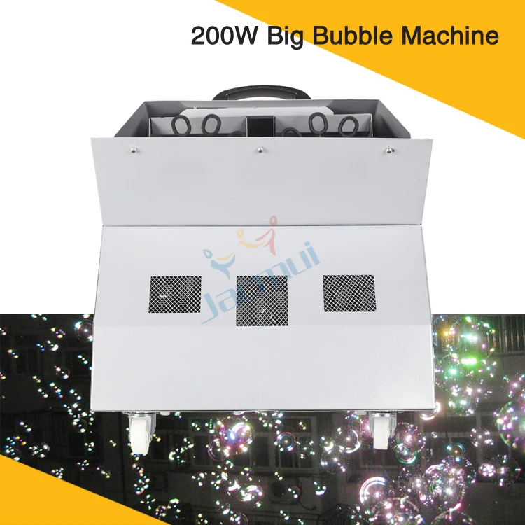 2Pcs Remote Control Professional Wedding Party Stage Events Effect 200W Big Bubble Machine
2Pcs Remote Control Professional Wedding Party Stage Events Effect 200W Big Bubble Machine