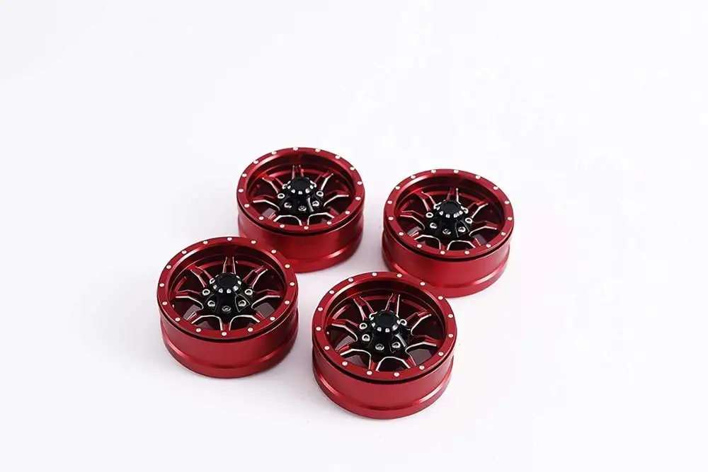 4 pieces of aluminum alloy 1.9 wheels of Beadlock rims for 1/10 RC tracked Axial SCX10 SCX10 II 90046 Traxxas TRX4 D90 s198
4 pieces of aluminum alloy 1.9 wheels of Beadlock rims for 1/10 RC tracked Axial SCX10 SCX10 II 90046 Traxxas TRX4 D90 s198
