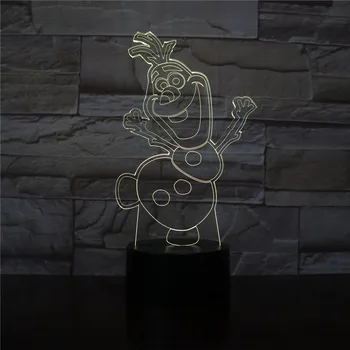 Snowman Olaf Nightlight for Kids Bedroom Deco Battery Operated Atmosphere Pretty 3d Night Light Fancy Baby Led Night Lamp
Snowman Olaf Nightlight for Kids Bedroom Deco Battery Operated Atmosphere Pretty 3d Night Light Fancy Baby Led Night Lamp