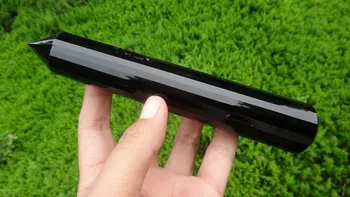 6.49" NATURAL Black OBSIDIAN Vogel Style CRYSTAL 24 sided WAND Healing 203g Free Shipping
6.49" NATURAL Black OBSIDIAN Vogel Style CRYSTAL 24 sided WAND Healing 203g Free Shipping