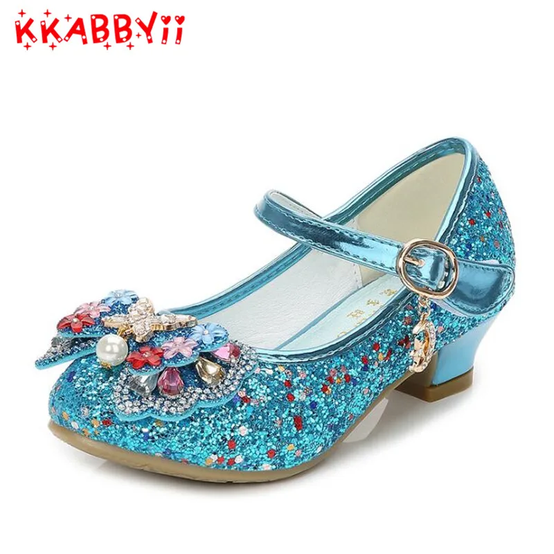 Girls high-heeled shoes 2019 new sequins Spring shoes small girls princess students performance Rhinestone shoes pink silver
Girls high-heeled shoes 2019 new sequins Spring shoes small girls princess students performance Rhinestone shoes pink silver