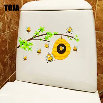 YOJA 22.2X14CM A Swarm Of Bees And Honeycombs Cartoon Funny Toilet Seat Decal Wall Sticker Home Decor T5-0952
YOJA 22.2X14CM A Swarm Of Bees And Honeycombs Cartoon Funny Toilet Seat Decal Wall Sticker Home Decor T5-0952
