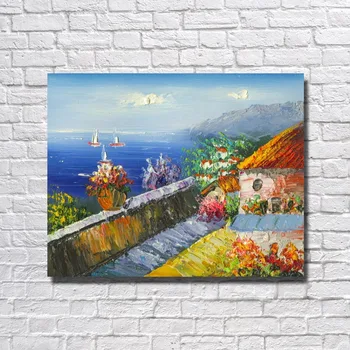 Modern Handmade Oil Painting On Canvas beautiful seaside garden wall art picture for Living Room home decoration unframe
Modern Handmade Oil Painting On Canvas beautiful seaside garden wall art picture for Living Room home decoration unframe