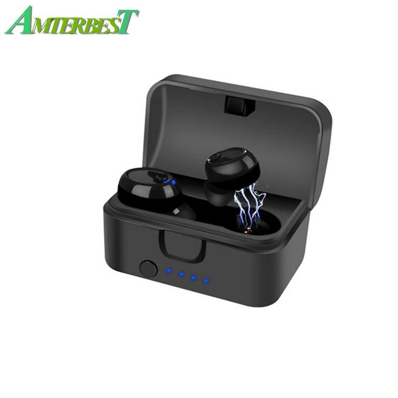 AMTERBEST GS-TWS Mini Wireless Sports Headphones Portable Bluetooth Earphone Car Earbuds Stereo Headset with Mic Charging Box
AMTERBEST GS-TWS Mini Wireless Sports Headphones Portable Bluetooth Earphone Car Earbuds Stereo Headset with Mic Charging Box