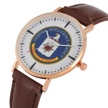 Fashion Quartz Analog Watch for Ladies Premium Leather Strap Quartz Watch Movement for Men Unique CIA Mark Dial Wristwatch
Fashion Quartz Analog Watch for Ladies Premium Leather Strap Quartz Watch Movement for Men Unique CIA Mark Dial Wristwatch
