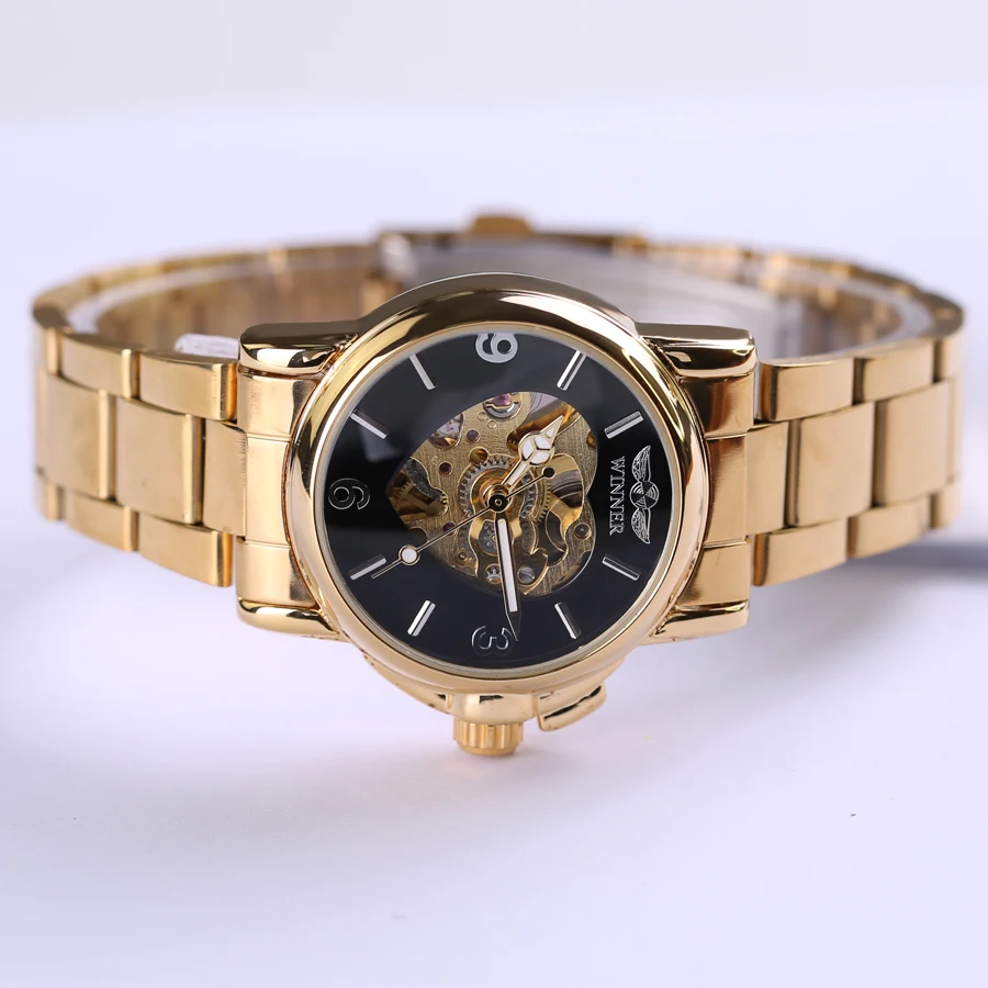Winner Woman Watch Female Mechanical Skeleton Wristwatch 2016 Fashion Stainless Steel Casual Stylish Lady Gift Fress Shipping Winner Woman Watch Female Mechanical Skeleton Wristwatch 2016 Fashion Stainless Steel Casual Stylish Lady Gift Fress Shipping