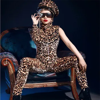 Z67 Sexy female Leopard bodysuit singer wears jumpsuit prom performance catwalk wears club show dress outfit dance costumes dj 
Z67 Sexy female Leopard bodysuit singer wears jumpsuit prom performance catwalk wears club show dress outfit dance costumes dj