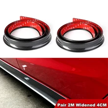 2Pcs Carbon Fiber Color Rubber Car Side Skirt Anti-collision Scratch-resistant Protective Strip Bumper Decorative Strip
2Pcs Carbon Fiber Color Rubber Car Side Skirt Anti-collision Scratch-resistant Protective Strip Bumper Decorative Strip