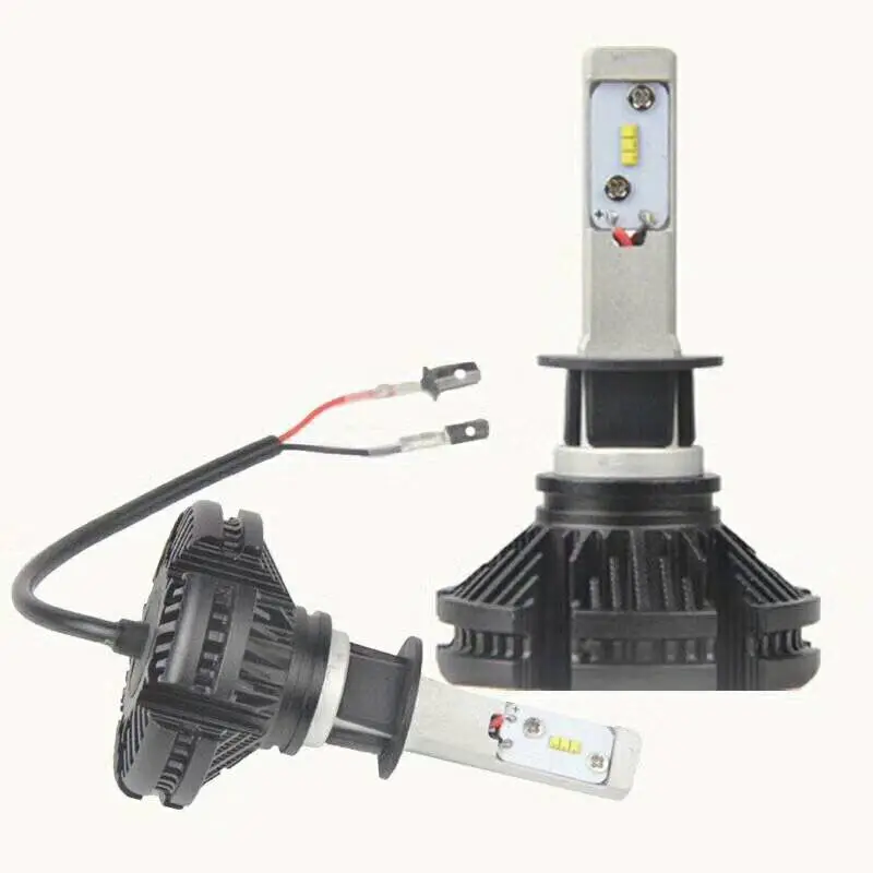 H1 LED Headlight Bulbs X3 Series Led Bulbs Conversion Kit with 2 Pcs of LED Bulbs 50W 6500lm ZES Chips Fanless Design white ligh
H1 LED Headlight Bulbs X3 Series Led Bulbs Conversion Kit with 2 Pcs of LED Bulbs 50W 6500lm ZES Chips Fanless Design white ligh