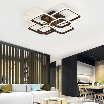 Coffee Finish Modern Led Ceiling Lights For Living Room Bedroom Home lamparas de techo AC85-265V Ceiling Lamp light fixtures
Coffee Finish Modern Led Ceiling Lights For Living Room Bedroom Home lamparas de techo AC85-265V Ceiling Lamp light fixtures