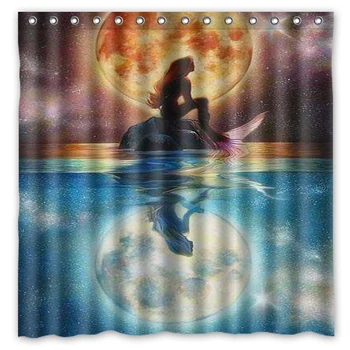 Anime Sea-maid Sit On the Rock Under The Moon Printed Waterproof Polyester Shower Curtain/Bath Curtain(Size:180X180CM)
Anime Sea-maid Sit On the Rock Under The Moon Printed Waterproof Polyester Shower Curtain/Bath Curtain(Size:180X180CM)