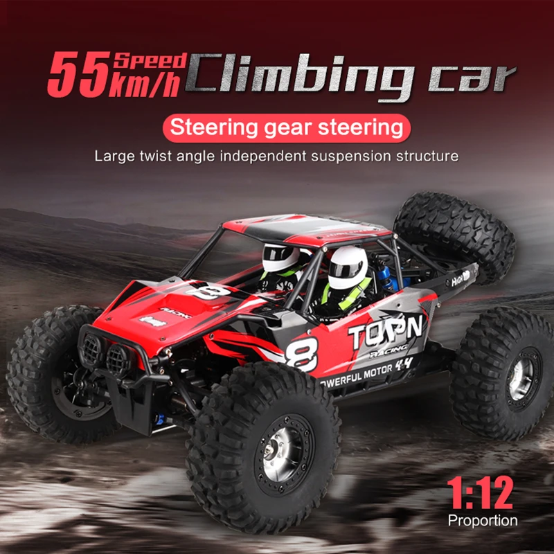 2018 new High speed remote control climbing car toy 1:12 4WD high power off-road vehicle model
2018 new High speed remote control climbing car toy 1:12 4WD high power off-road vehicle model