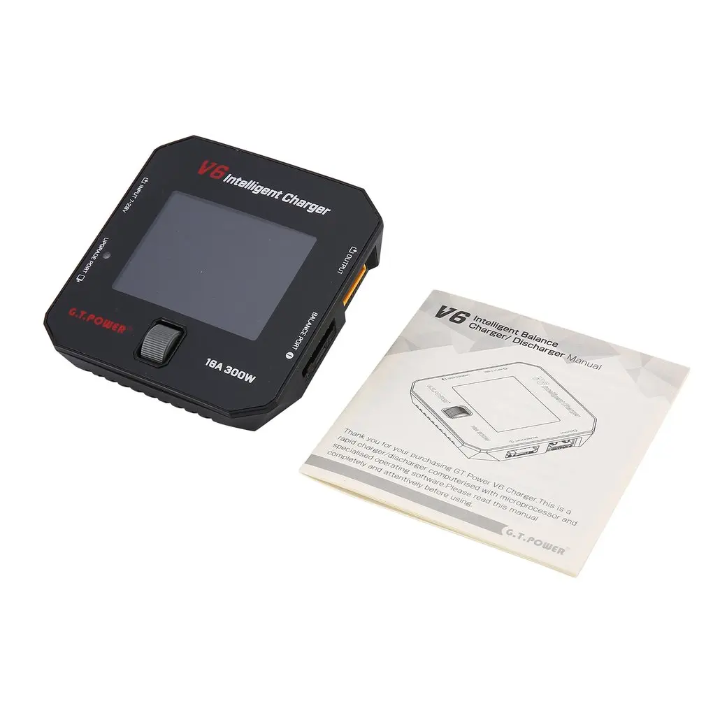G.T. Power V6 300W Fully Featured Multifunctional Digital Intelligent Balancing Charger/Discharger/Cycler
G.T. Power V6 300W Fully Featured Multifunctional Digital Intelligent Balancing Charger/Discharger/Cycler