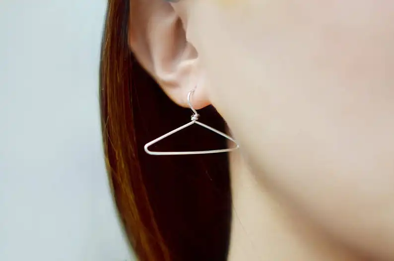 2019 Coat hanger Hangers earrings sterling silver Miniatures dangles Wire light dollhouse decor popular women A gift for her 925
2019 Coat hanger Hangers earrings sterling silver Miniatures dangles Wire light dollhouse decor popular women A gift for her 925