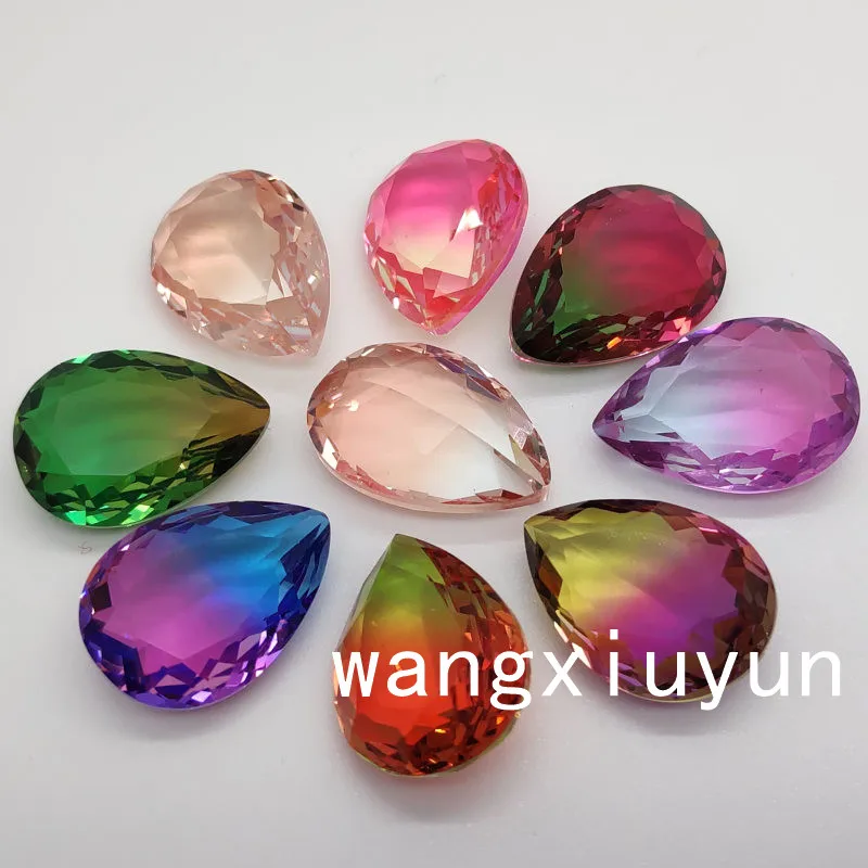 New Colors Tourmaline Teardrop Pointback Beads 6x8mm 7x10mm 10x14mm 13x18mm Droplet Glass Crystal Fancy Stone
New Colors Tourmaline Teardrop Pointback Beads 6x8mm 7x10mm 10x14mm 13x18mm Droplet Glass Crystal Fancy Stone