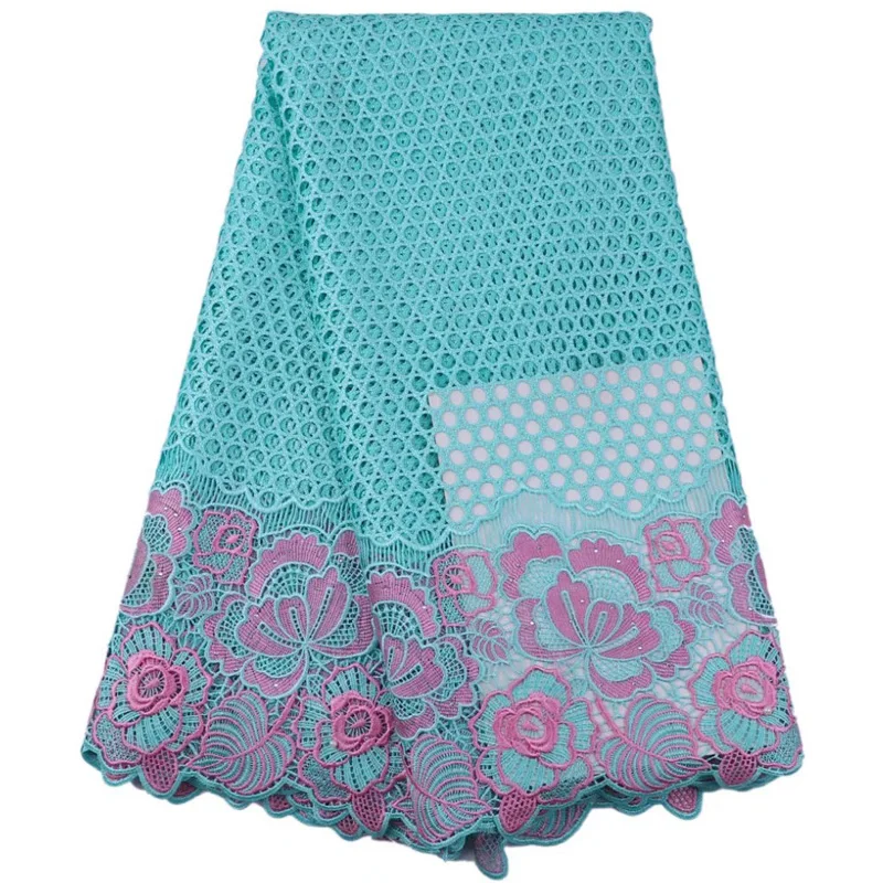 (5yards/pc) high quality mint green African big cord lace fabric with embroidery guipure lace fabric for party dress WXF10
(5yards/pc) high quality mint green African big cord lace fabric with embroidery guipure lace fabric for party dress WXF10