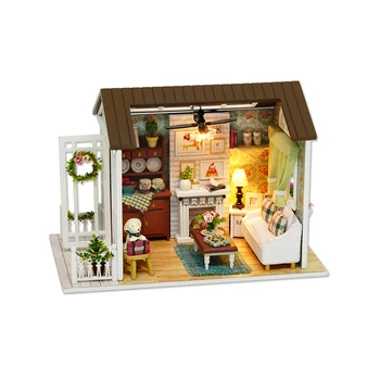 DIY Miniature Dollhouse Kit Realistic LED Mini 3D Wooden Home Decoration Accessories Room Children's Day Birthday Christmas Gift
DIY Miniature Dollhouse Kit Realistic LED Mini 3D Wooden Home Decoration Accessories Room Children's Day Birthday Christmas Gift