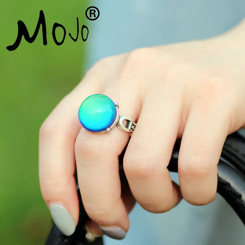 Mojo Bohemia Retro Color Change Perfect Antique Silver Plated High Quality Vintage Mood Round Stone Rings MJ-RS041
Mojo Bohemia Retro Color Change Perfect Antique Silver Plated High Quality Vintage Mood Round Stone Rings MJ-RS041