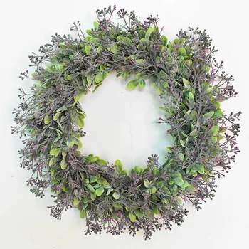 American flocked lavender grass garland wreaths Christmas wedding supplies door window decoration pendant wreath fake plants
American flocked lavender grass garland wreaths Christmas wedding supplies door window decoration pendant wreath fake plants