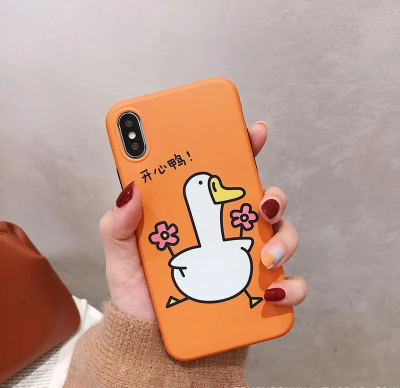 For Apple x/xs/max mobile phone shell happy duck 7plus/8/6s men and women protective cover 8p soft silicone cute cartoon
For Apple x/xs/max mobile phone shell happy duck 7plus/8/6s men and women protective cover 8p soft silicone cute cartoon
