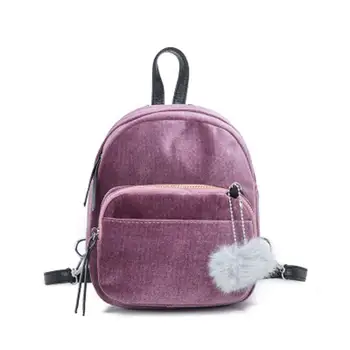 Mini Fur Ball Backpack Fashion Shoulder Bag Solid Women Girls Zipper Velvet Ladies Travel School Bags #Zer
Mini Fur Ball Backpack Fashion Shoulder Bag Solid Women Girls Zipper Velvet Ladies Travel School Bags #Zer