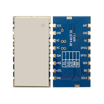 Diy Kit 6PCS RF4463F30-433 FSK 30dBm Si4463 Chip RF Transmitter and Receiver Module 3.5Km ~ 4Km Long Range
Diy Kit 6PCS RF4463F30-433 FSK 30dBm Si4463 Chip RF Transmitter and Receiver Module 3.5Km ~ 4Km Long Range