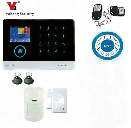 Yobang Security WIFI GSM Alarm System For Home Security GPRS APP Remote Control RFID Card Arm Disarm Wireless Automatic Alarm
Yobang Security WIFI GSM Alarm System For Home Security GPRS APP Remote Control RFID Card Arm Disarm Wireless Automatic Alarm