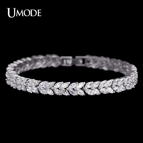 UMODE Brand White Gold Color Top Marquise Cut AAA Cubic Zirconia Simulated Tennis Bracelets&Bangle For Women AUB0035
UMODE Brand White Gold Color Top Marquise Cut AAA Cubic Zirconia Simulated Tennis Bracelets&Bangle For Women AUB0035