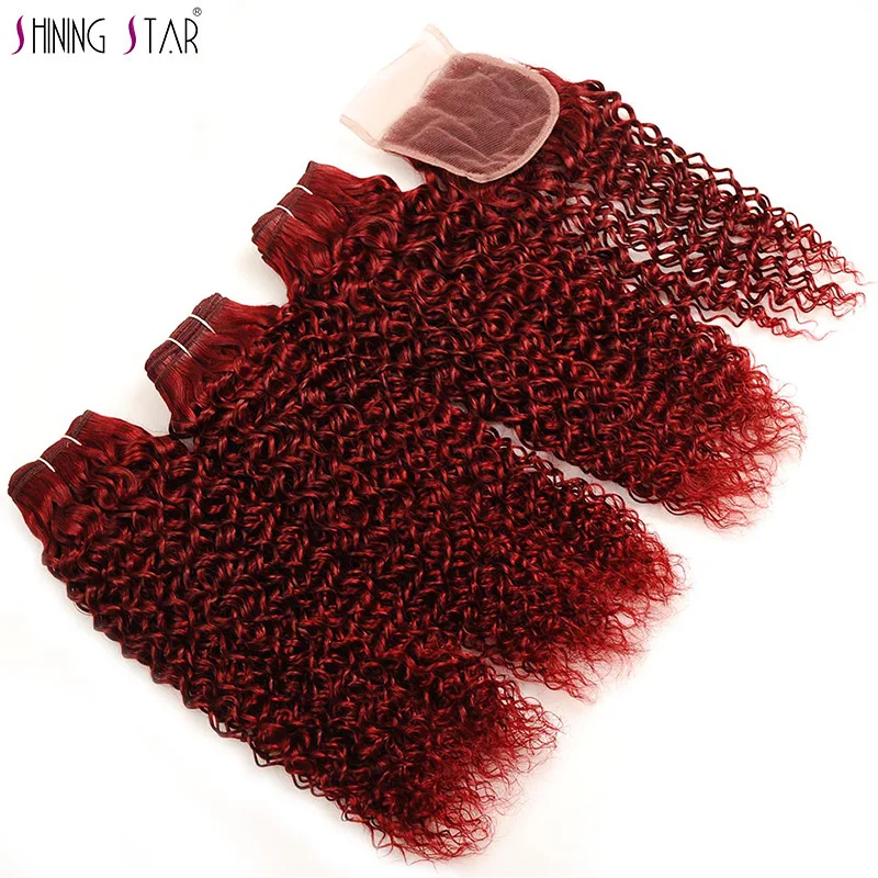 Mongolian Kinky Curly Hair 3 Human Hair Bundles With Closure Bold Red 99J Burgundy Bundles With Closure Shiningstar Hair Nonremy
Mongolian Kinky Curly Hair 3 Human Hair Bundles With Closure Bold Red 99J Burgundy Bundles With Closure Shiningstar Hair Nonremy