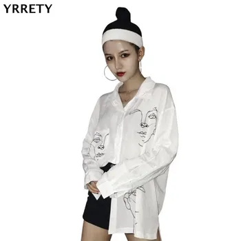 YRRETY Fashion Womens Tops And Blouses Female Casual Long Sleeve Buttons Loose Shirt Top Blusas Mujer Work Wear Plus Size Tops
YRRETY Fashion Womens Tops And Blouses Female Casual Long Sleeve Buttons Loose Shirt Top Blusas Mujer Work Wear Plus Size Tops