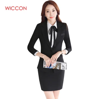 WICCON 2020 New Fashion Autumn Workwear Women's Suit Long Sleeves Skirt Suits OL Formal Interview Business Elegant Skirt Suits
WICCON 2020 New Fashion Autumn Workwear Women's Suit Long Sleeves Skirt Suits OL Formal Interview Business Elegant Skirt Suits