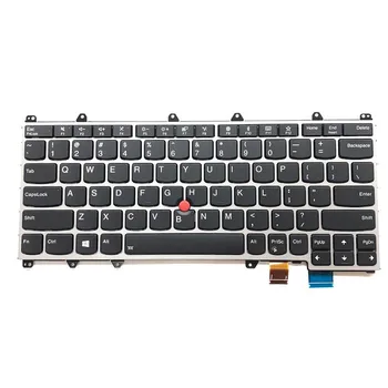 

ORIGINAL NEW For Thinkpad X380 Yoga S1 Yoga 4th Yoga 370 Laptop Keyboard with Backlit US Silver 01HX100 free shipping