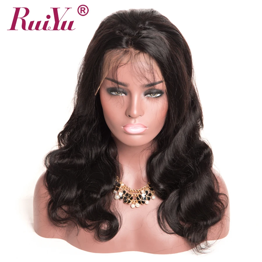 RUIYU Wig 360 Lace Frontal Wig Pre plucked with Baby Hair 150% Density Lace Front Human Hair Wigs Body Wave Peruvian Remy Wigs
RUIYU Wig 360 Lace Frontal Wig Pre plucked with Baby Hair 150% Density Lace Front Human Hair Wigs Body Wave Peruvian Remy Wigs