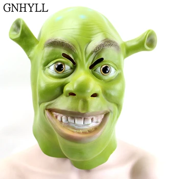 GNHYLL Green Shrek Latex Masks Movie Cosplay Prop Adult Animal Party Mask for Halloween Party Costume Fancy Dress Ball
GNHYLL Green Shrek Latex Masks Movie Cosplay Prop Adult Animal Party Mask for Halloween Party Costume Fancy Dress Ball
