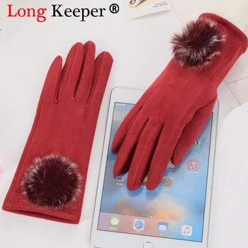Long Keeper 2018 New Arrival Elegant Gloves Women's Winter Gloves Warmer Ball Warm Mittens Full Finger Red Black Gloves&Mittens
Long Keeper 2018 New Arrival Elegant Gloves Women's Winter Gloves Warmer Ball Warm Mittens Full Finger Red Black Gloves&Mittens