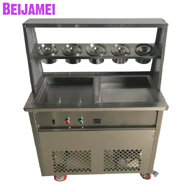 BEIJAMEI New Conditioner fried rolled ice cream maker 110v 220v double square pan frozen rolling ice cream machine price
BEIJAMEI New Conditioner fried rolled ice cream maker 110v 220v double square pan frozen rolling ice cream machine price